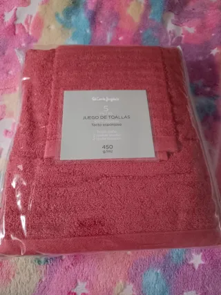 Juego 5 Toallas Algodón El Corte Inglés