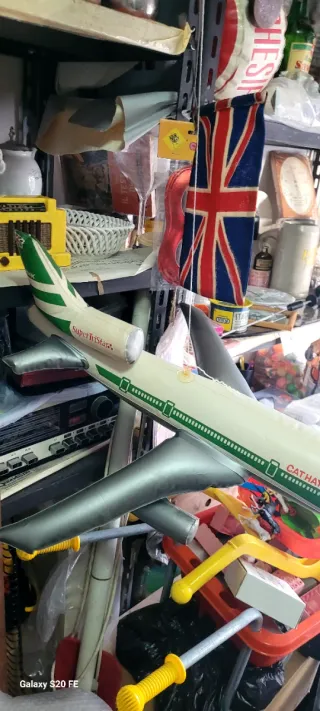 Aereo Gonfiabile Cathay Pacific Vintage 1950 - 60
