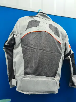 Chaqueta Vemar Moto Touring Gris Naranja