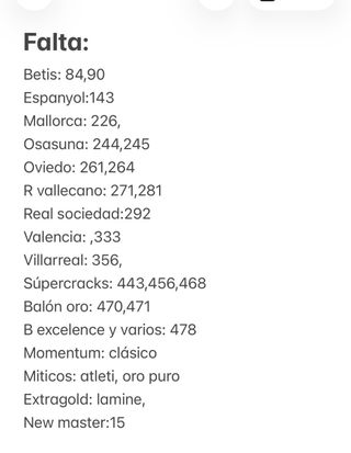 Cambio cromos Adrenalyn XL