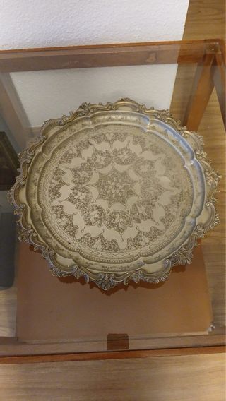 Juego café vintage alpaca labrada