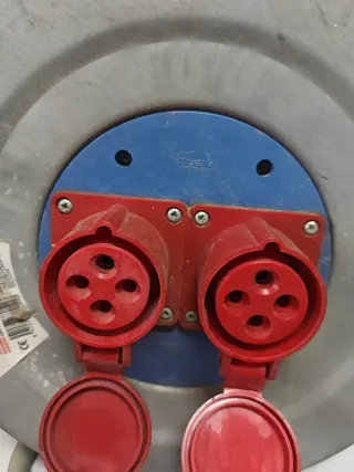 Carrete Cable Trifásico 40m