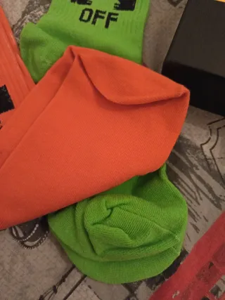 Calzini Off-White Nuovi Taglia Unica 38/42