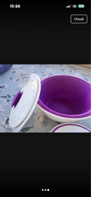 Set 3 Ciotole Servi Caldo