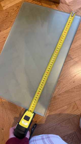 Vidrio para estantería