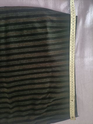 Gonna longuette righe vintage taglia M