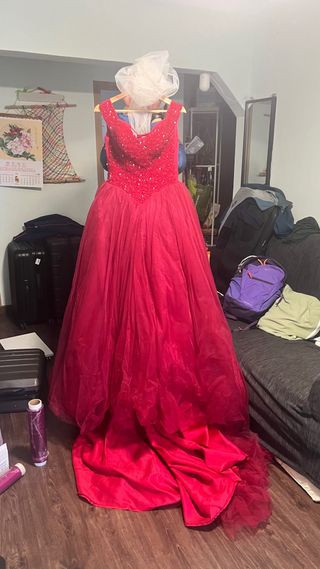 Vestido de Novia/Fiesta Rojo
