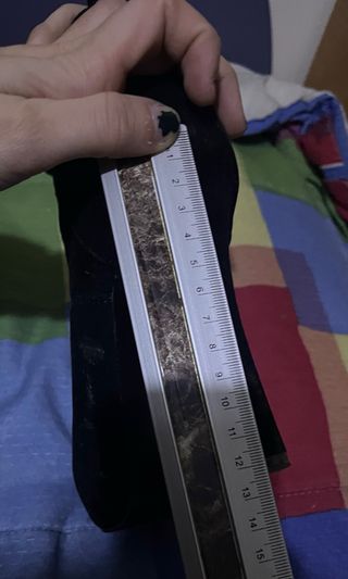 Botines tacón negro Blanco talla 38