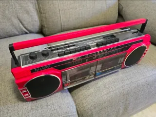 Radiocassette Sharp WQ-262 Rojo