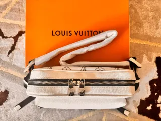 Bolso bandolera Louis Vuitton blanco