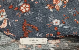 Vestido estampado floral azul