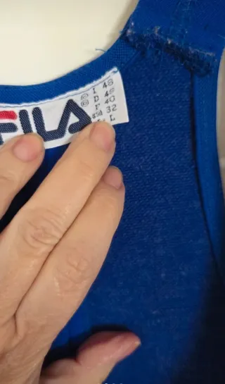 Tuta da sci Fila blu