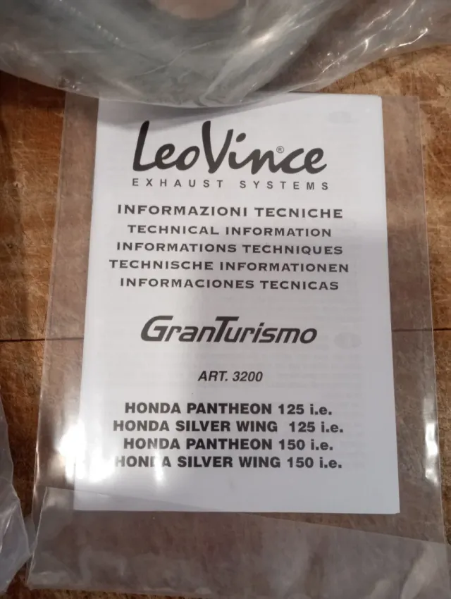 Tubo Escape LeoVince Honda S-Wing 125-150