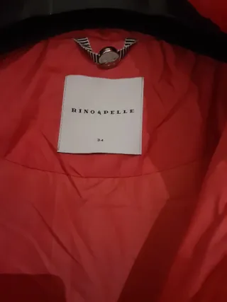 Chaqueta acolchada color Coral