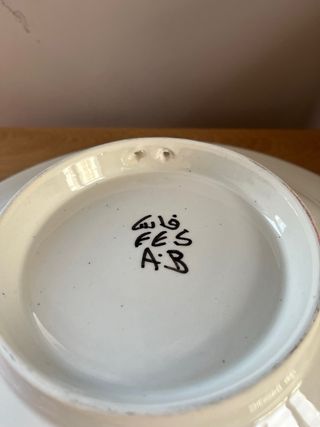 Plato artesanal marroquí