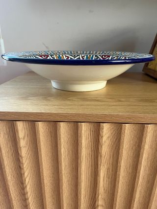 Plato artesanal marroquí