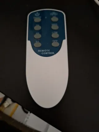 Lámpara Ventilador Techo Beige y Blanco