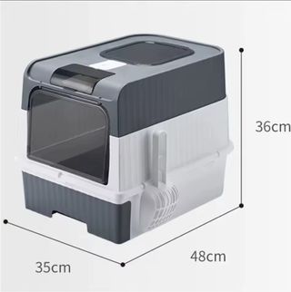 Caja arena para gatos con capacidad