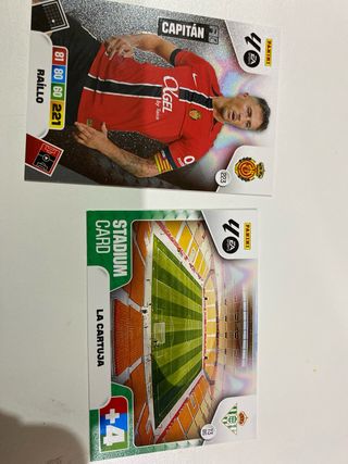 Intercambio de cartas Adrenalyn 25/26