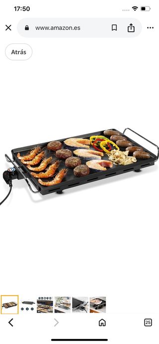 Plancha Eléctrica para Asar