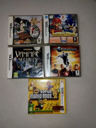Lote 5 Juegos Nintendo DS