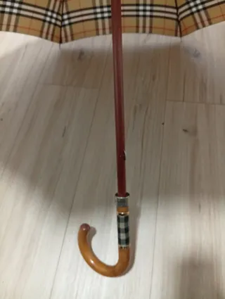 Paraguas Burberry Bastón Arce Como Nuevo