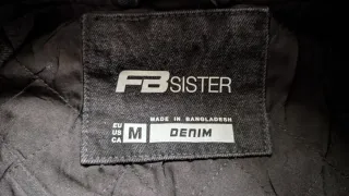 Chaqueta bomber oversize negra unisex