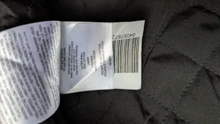 Chaqueta bomber oversize negra unisex