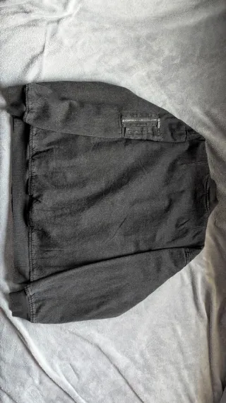 Chaqueta bomber oversize negra unisex