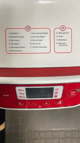 Moulinex Uno Panificadora