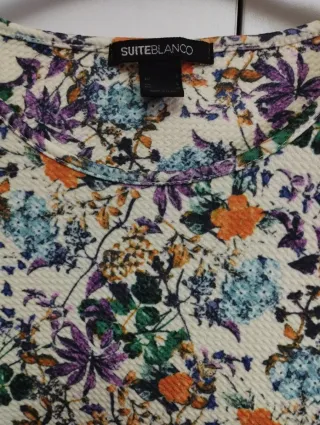 Vestido estampado Suite Blanco