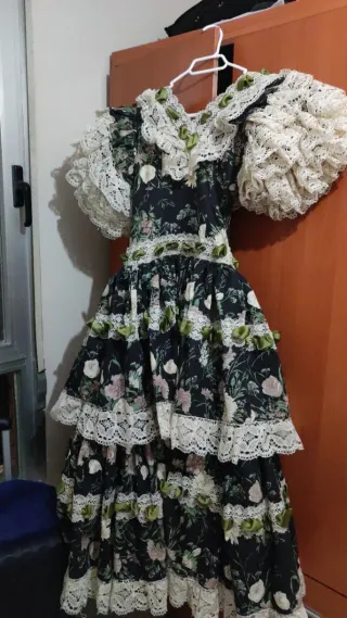 Vestido de gitana precioso floral