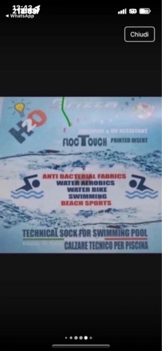 Calzari tecnici piscina elastici