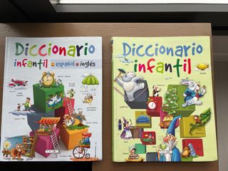 Diccionario infantil en ingles y en español.