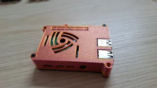 Raspberry Pi 4 - 4Gb Carcasa Naranja/Rosa