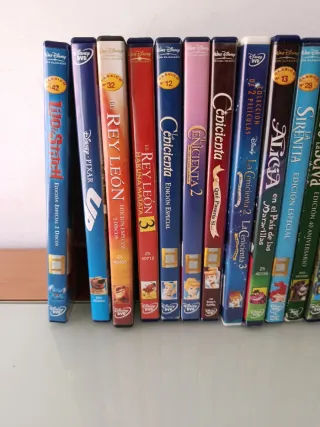 Lote Películas Disney DVD
