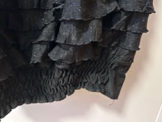 Camiseta fiesta volantes y brillos