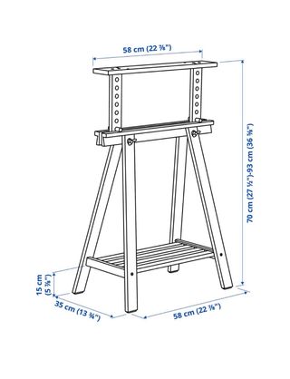 6 patas caballete para mesa