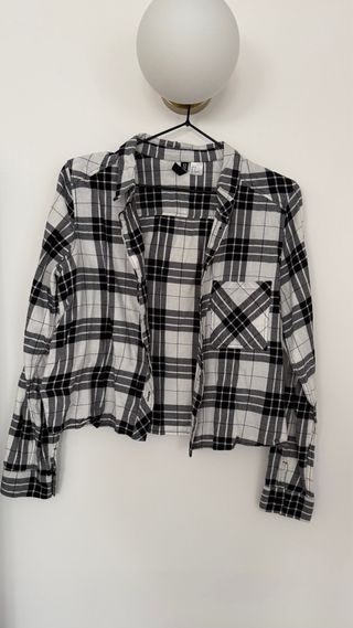 Camisa cuadros H&M Talla S