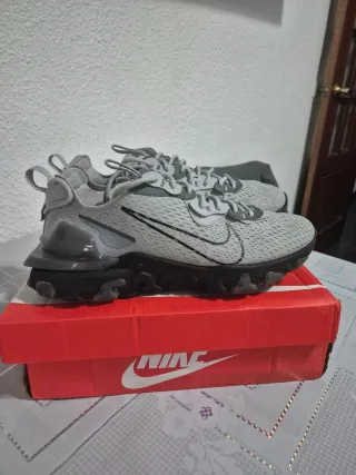 Zapatillas Nike React DIMSIX Gris/Negro