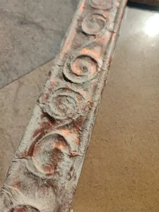 Cornice porta foto decorata rilievo