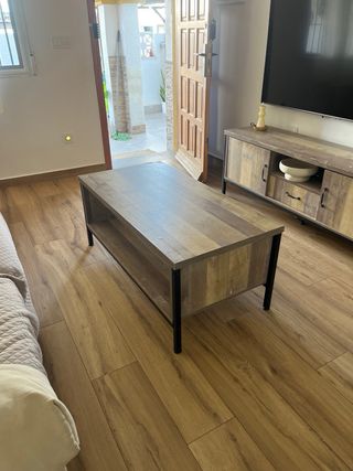 Mueble Salón Madera y Metal