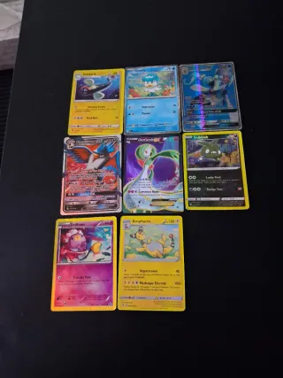 Lote 8 Cartas Pokémon - Gardevoir EX, Honchkrow GX