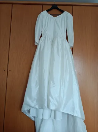 Vestido de Novia Talla L Blanco