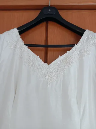 Vestido de Novia Talla L Blanco