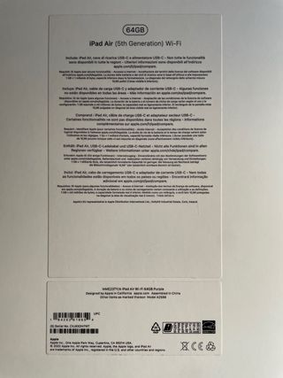 iPad Air 5ª Gen Wifi + Apple Pencil