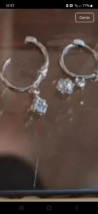 Pendientes plata