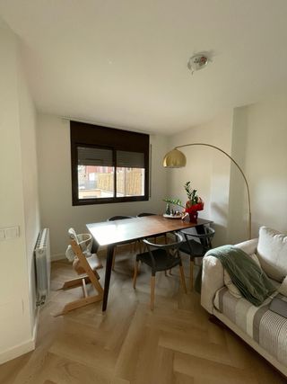 Mesa comedor nogal El Corte Inglés extensible