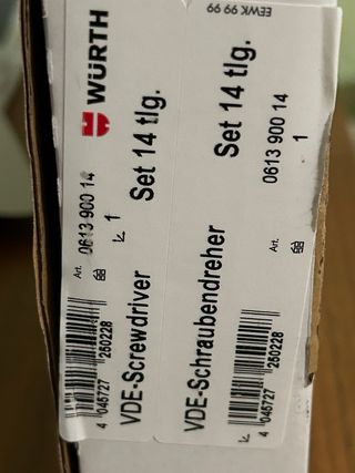Juego Destornilladores VDE Wurth