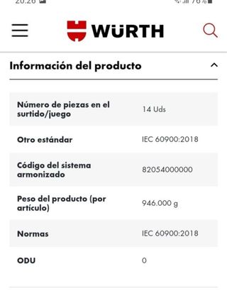 Juego Destornilladores VDE Wurth